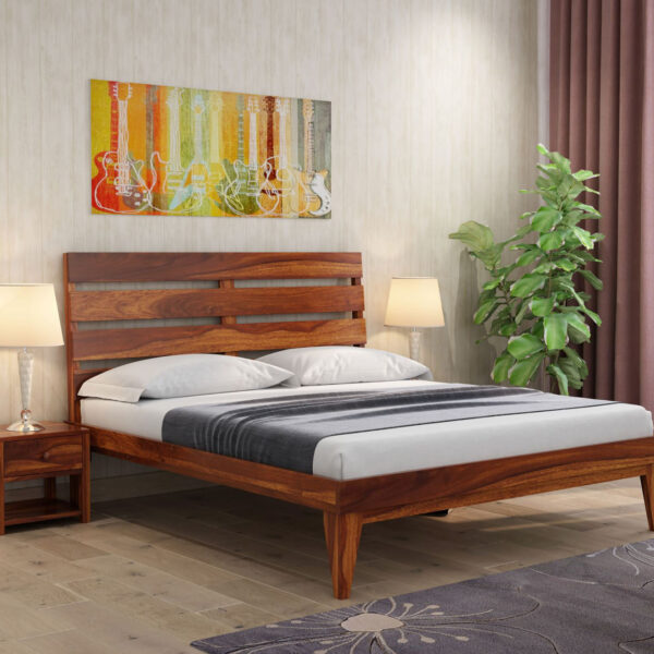 Sheesham wood bed