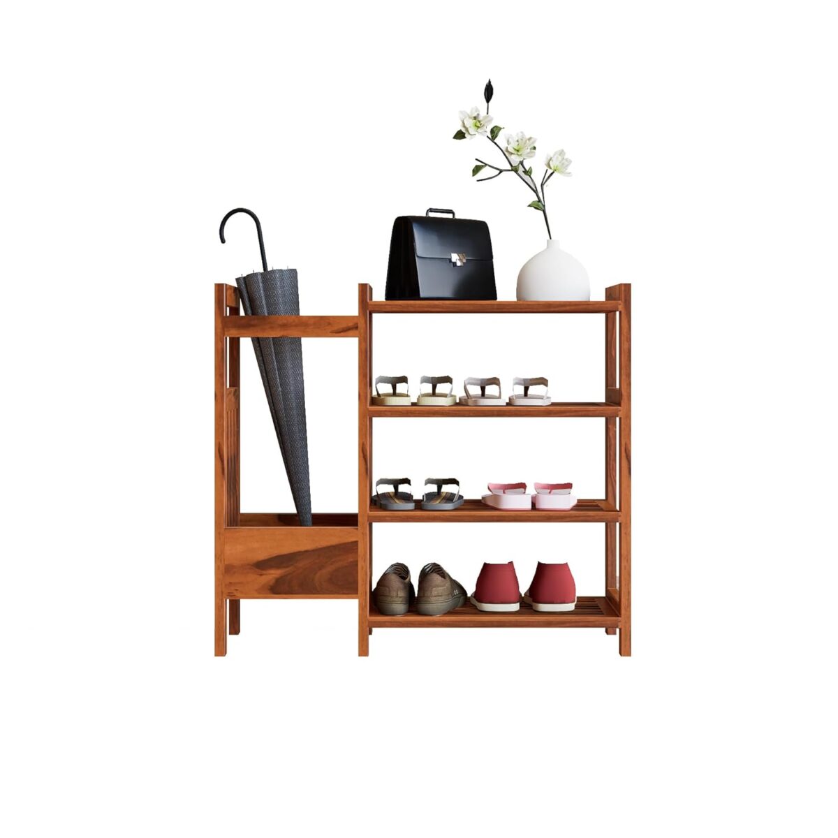 Solid Wood Shoe Stand For Home