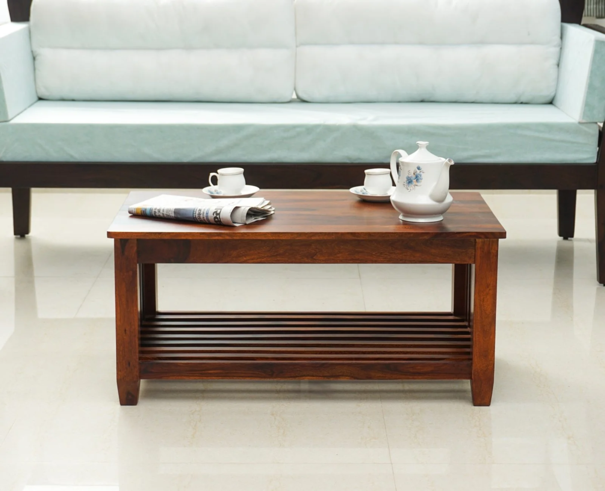 Solid Wooden Center Coffee Table For Living Room