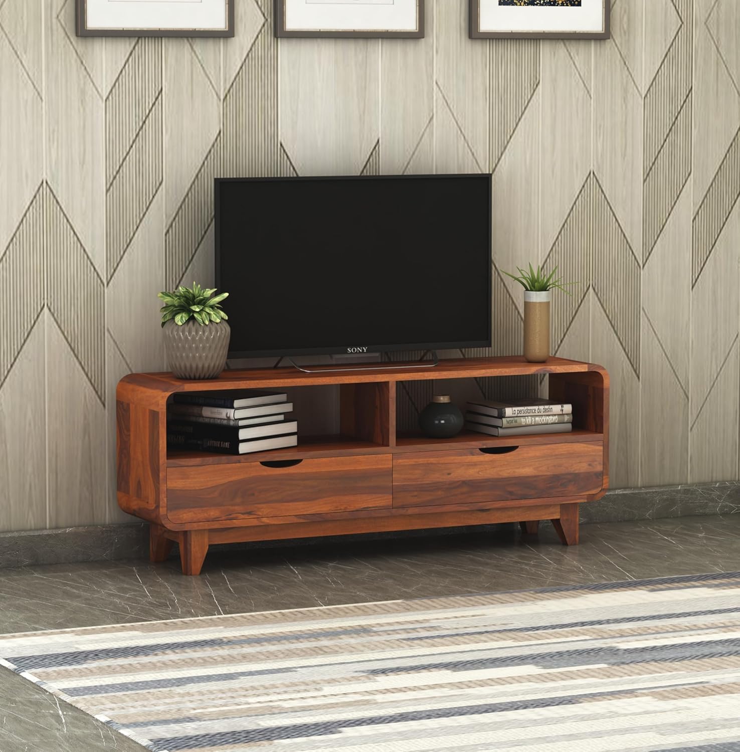 wooden TV Unit | wooden tv unit for living room