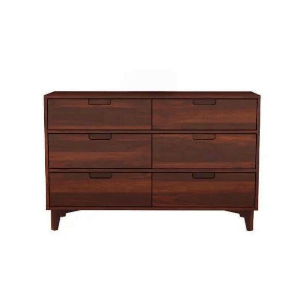 solid sheesham wood chest of drawer for living