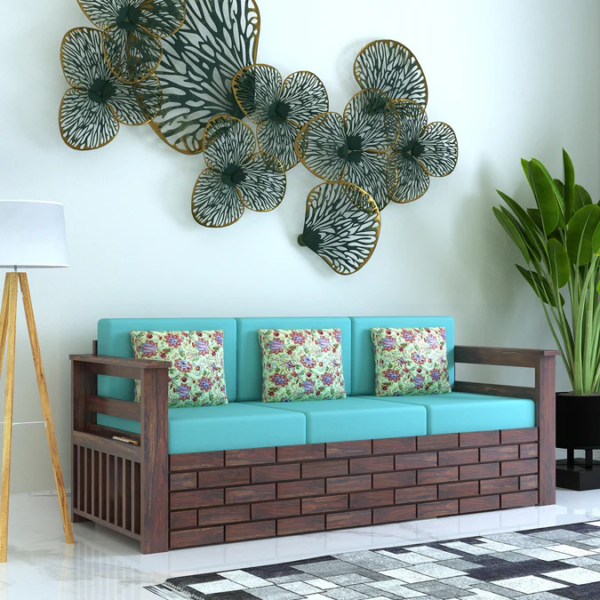 Solid Wood Sofa, Chetak Furniture